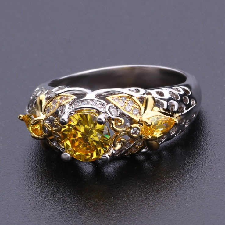 Zircon Yellow Ring