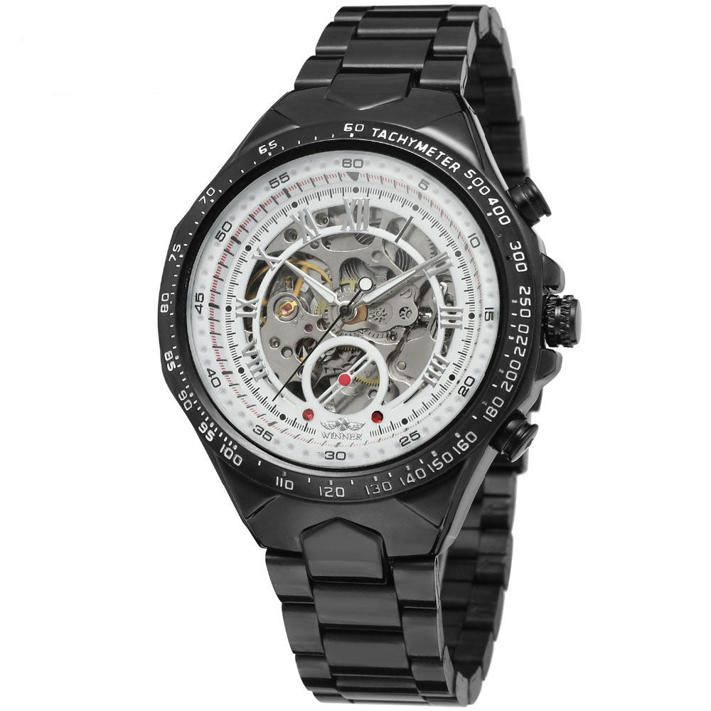 Personalized All-steel Hollow Automatic Mechanical Watch