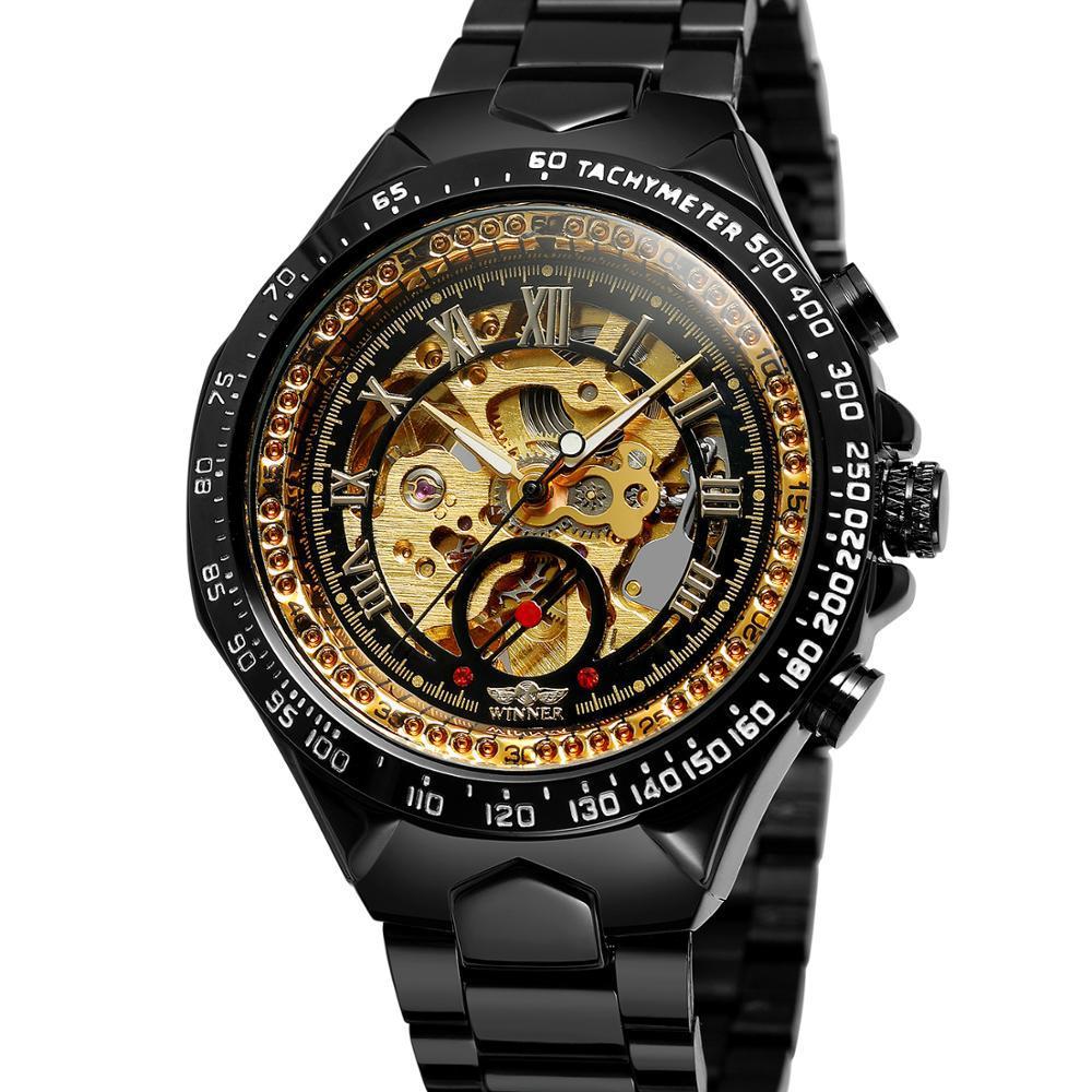Personalized All-steel Hollow Automatic Mechanical Watch