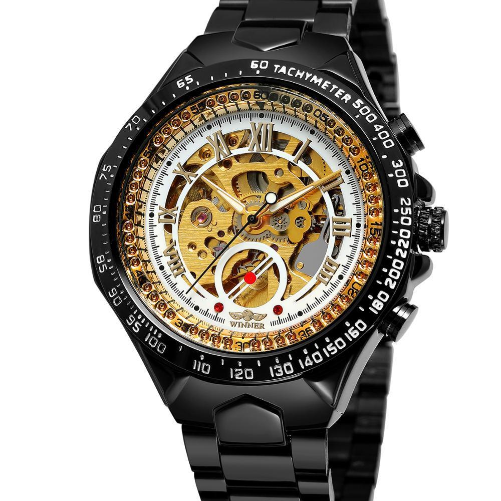 Personalized All-steel Hollow Automatic Mechanical Watch