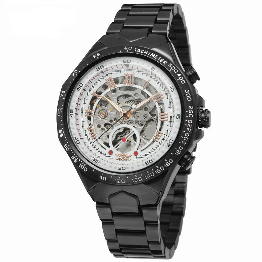 Personalized All-steel Hollow Automatic Mechanical Watch