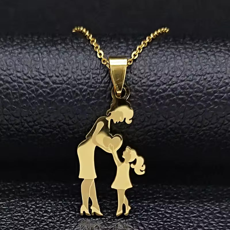 Mom Daughter Necklace
