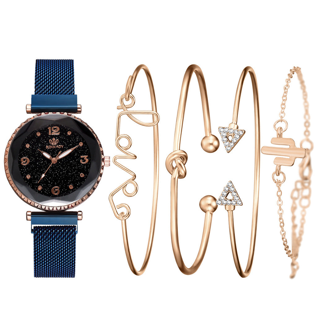 Starry Sky Magnet Buckle Fashion Bracelet Watch