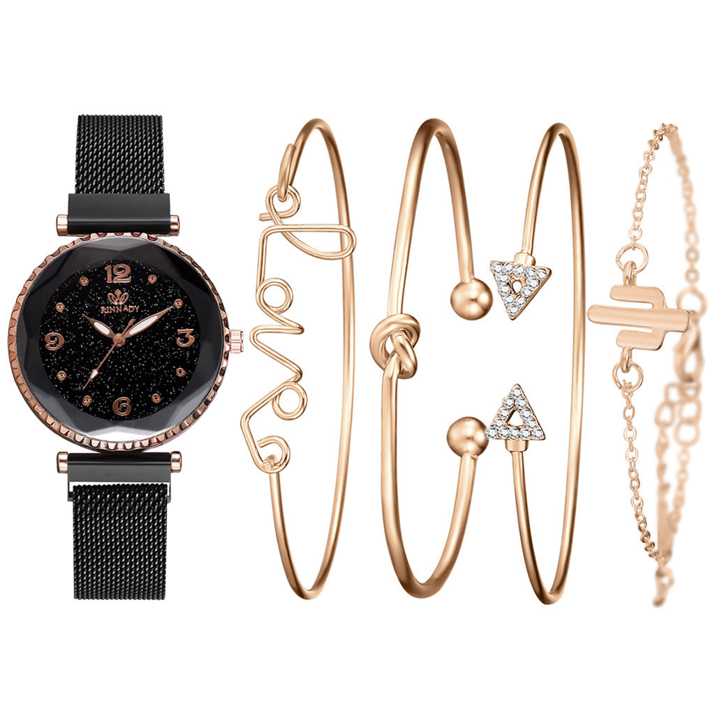 Starry Sky Magnet Buckle Fashion Bracelet Watch