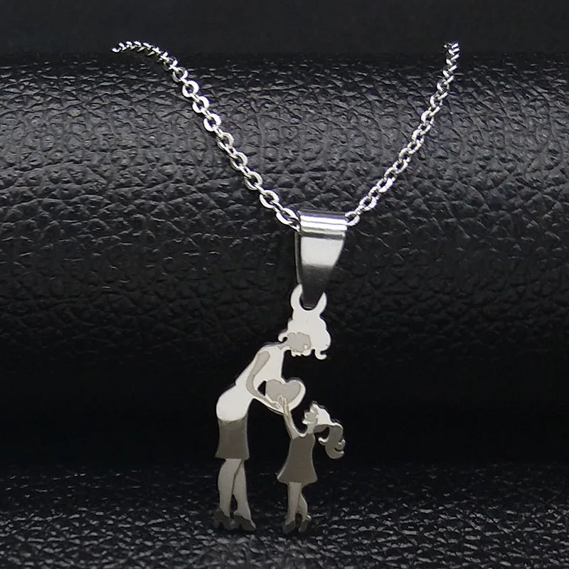 Mom Daughter Necklace