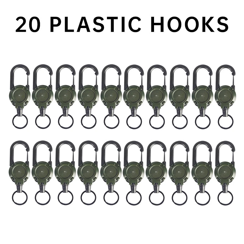 Mountaineering Buckle Outdoor Retractable Key Chain