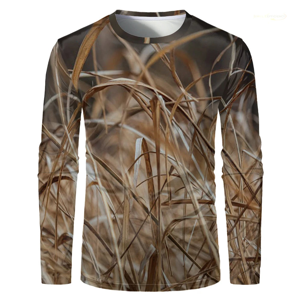 Men Camouflage Forest Hunting T-shirt