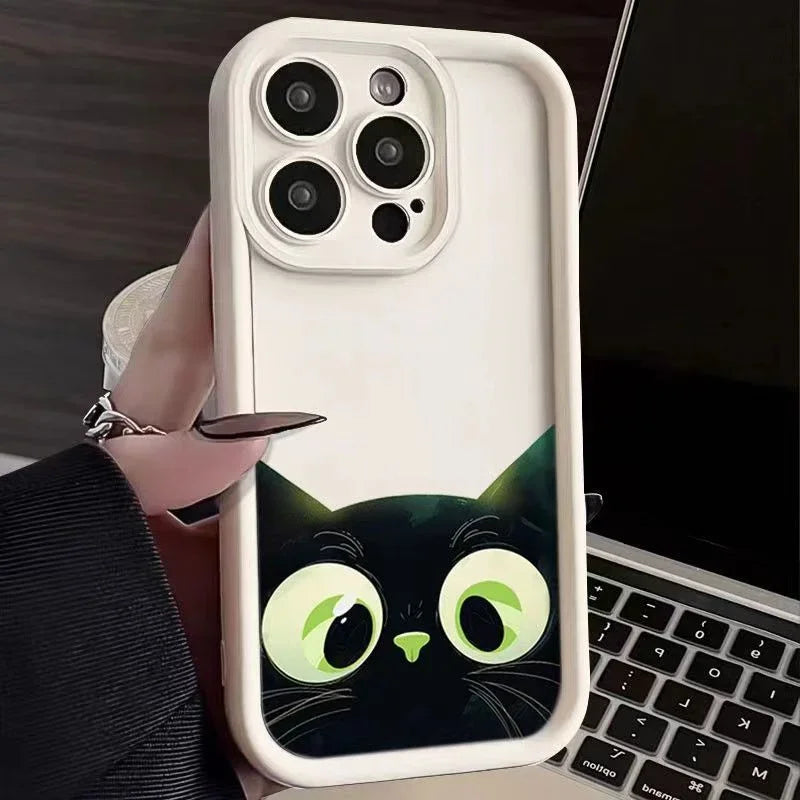 IPhone Cartoon Cat Soft Phone Case