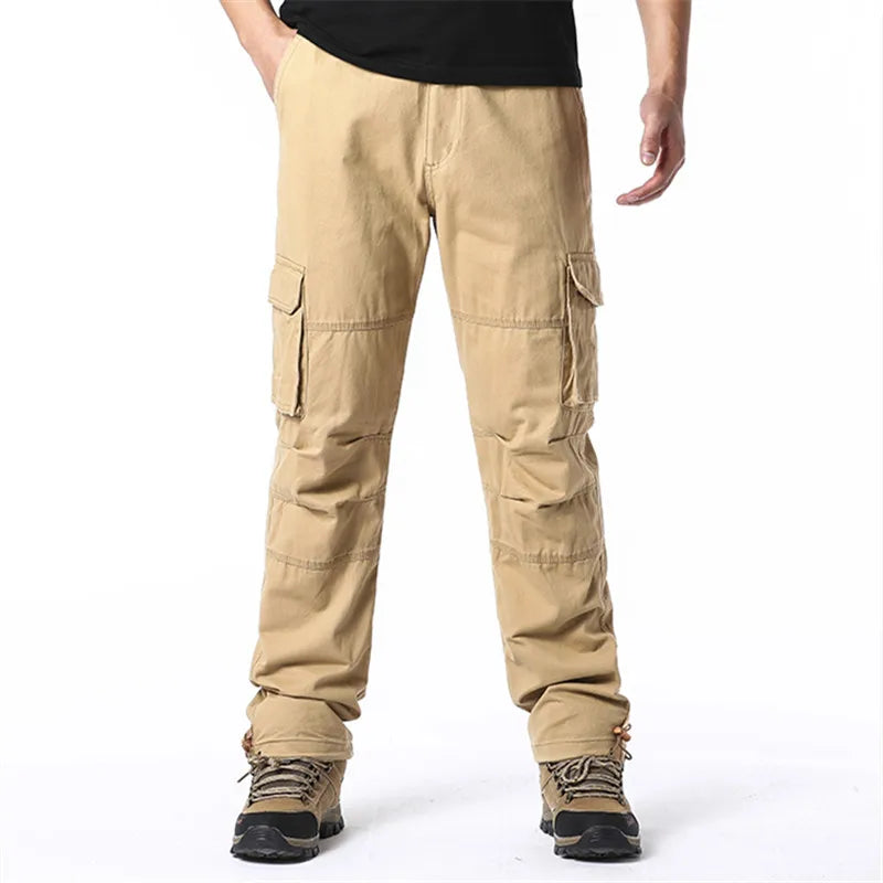 Elastic Waist Men's Outdoor Sports Jogging Tactical Pants