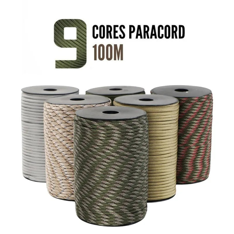 Military Standard 9-Core 4mm Paracord Rope
