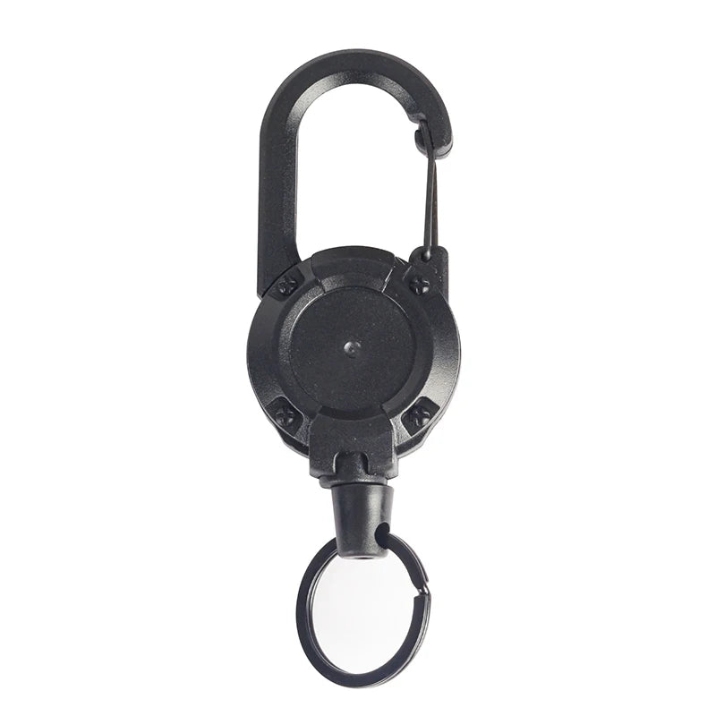 Mountaineering Buckle Outdoor Retractable Key Chain