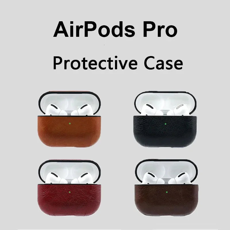 Leather Airpods Protective Case