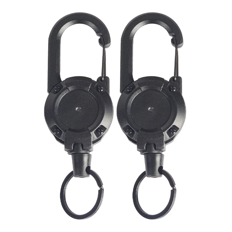 Mountaineering Buckle Outdoor Retractable Key Chain