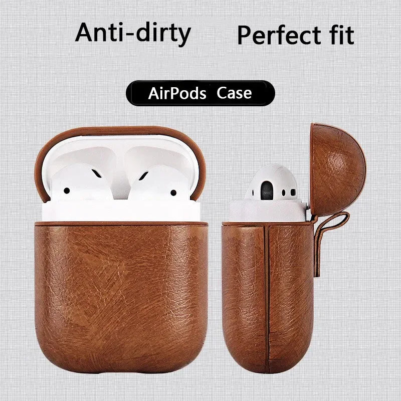 Leather Airpods Protective Case