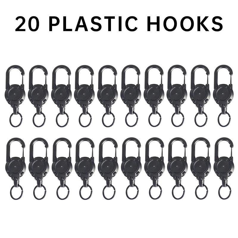 Mountaineering Buckle Outdoor Retractable Key Chain