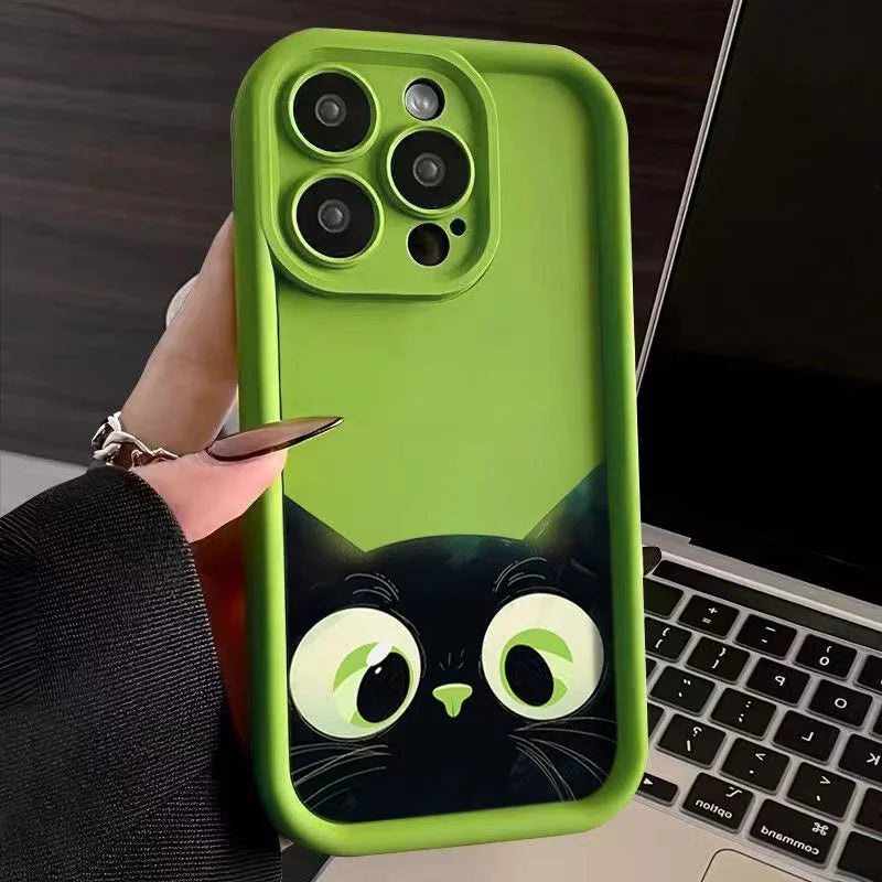IPhone Cartoon Cat Soft Phone Case