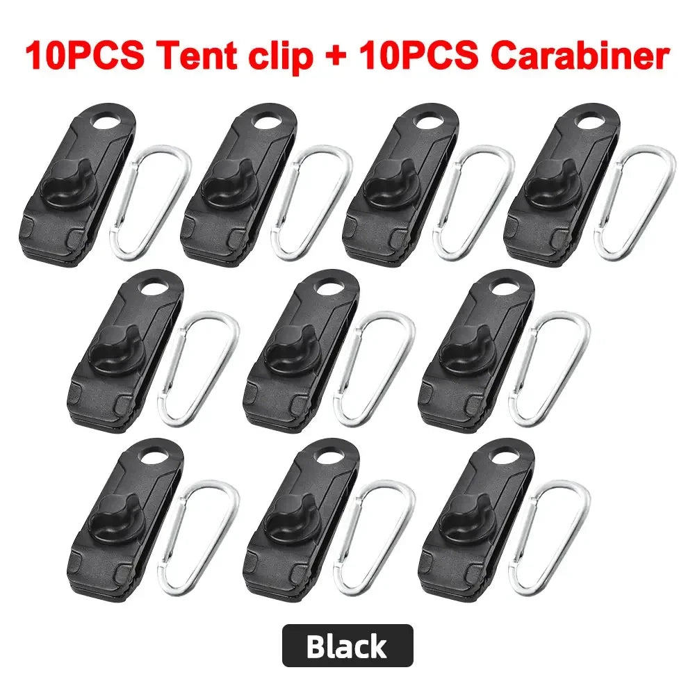 Camping Tarp Clips Clamp Canvas Heavy Duty Lock