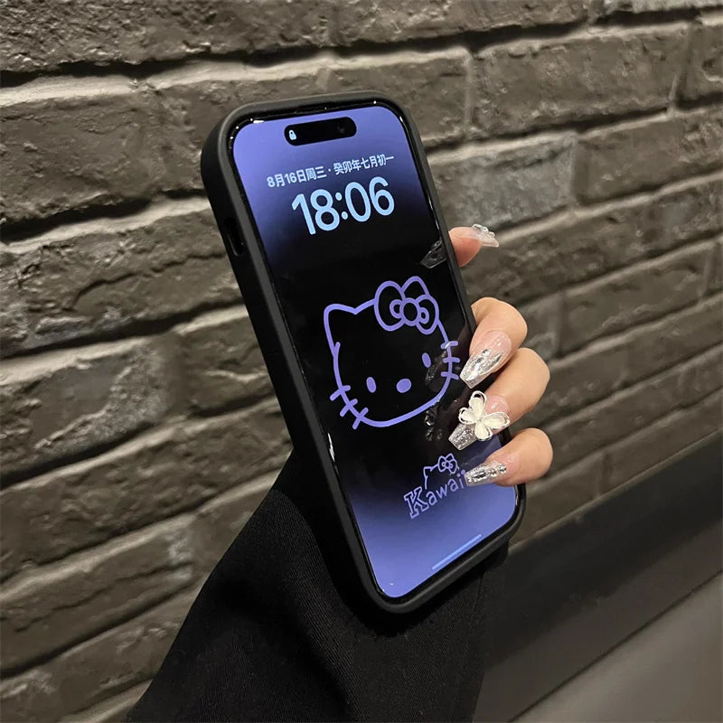 IPhone Cartoon Cat Soft Phone Case