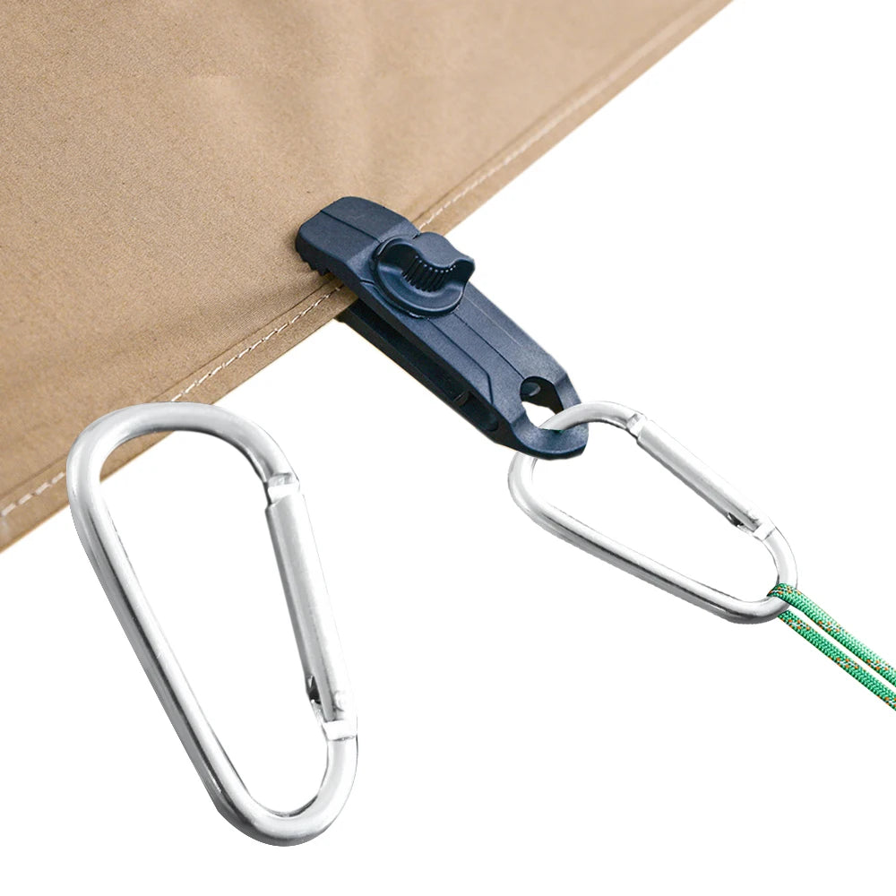 Camping Tarp Clips Clamp Canvas Heavy Duty Lock