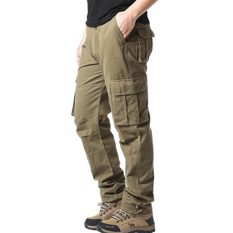 Elastic Waist Men's Outdoor Sports Jogging Tactical Pants