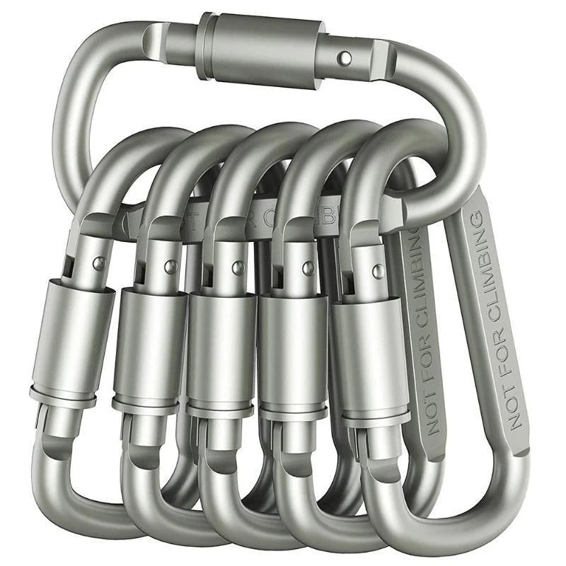Carabiner Key Camping Survival EDC Outdoor Keychain Clip