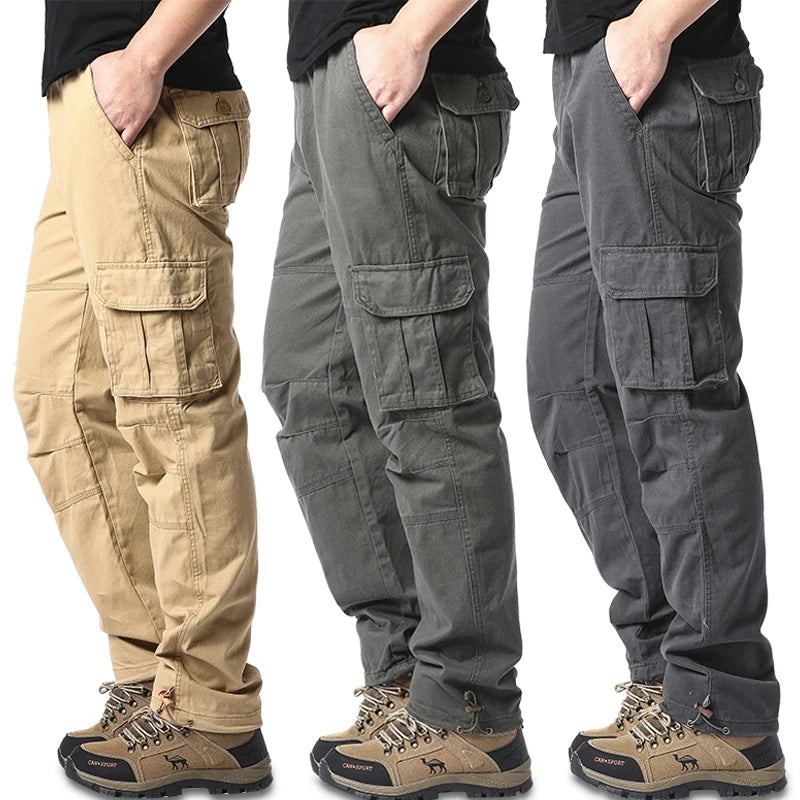 Elastic Waist Men's Outdoor Sports Jogging Tactical Pants