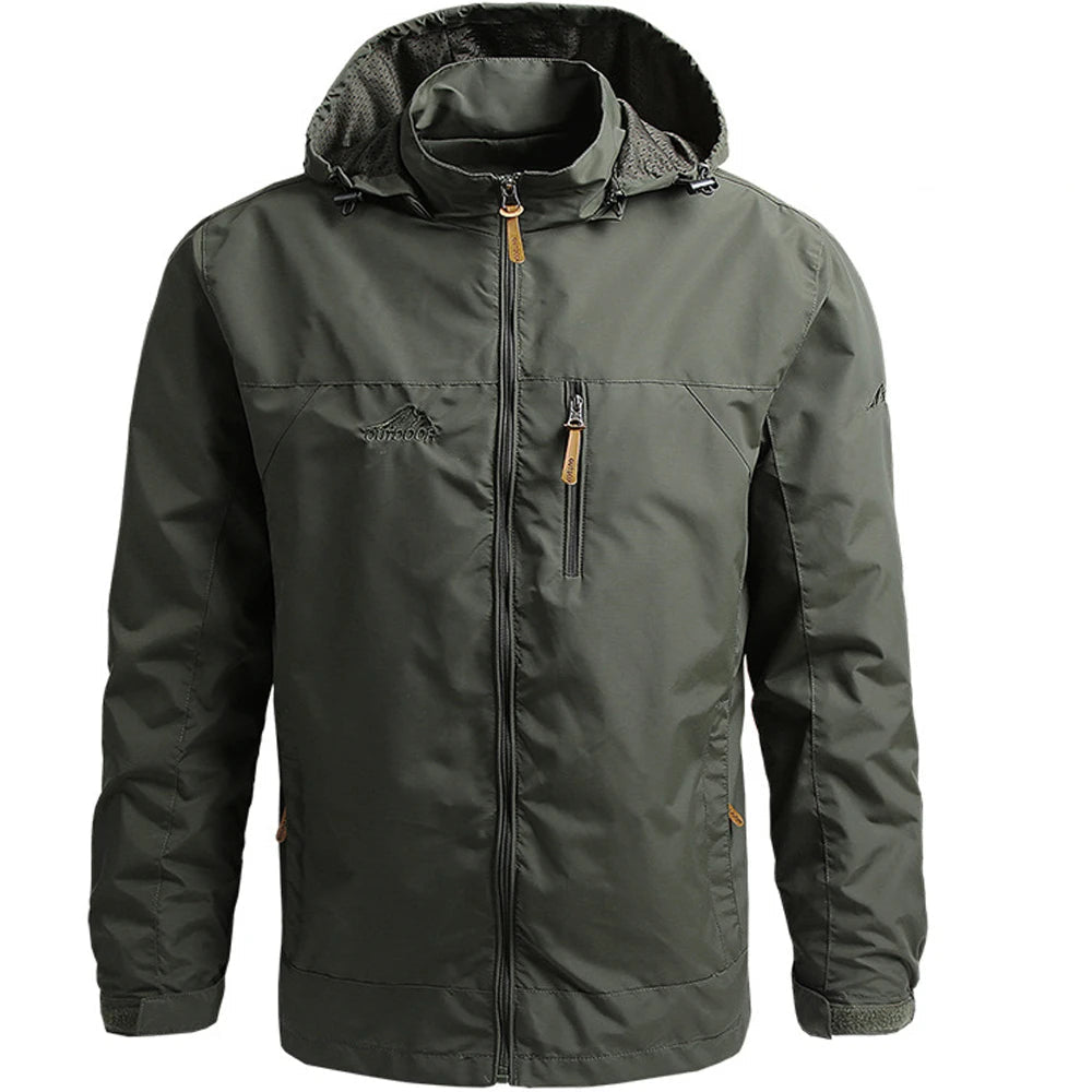 Waterproof Outdoor Hooded Coat Men Tactical Jacket
