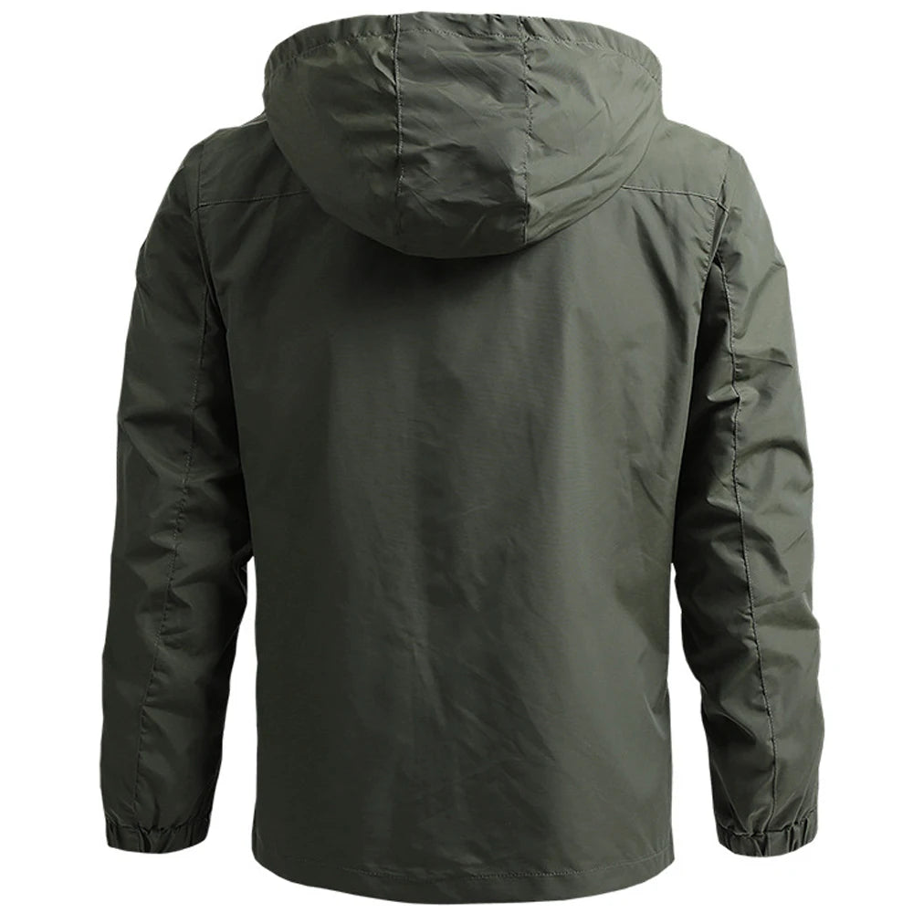 Waterproof Outdoor Hooded Coat Men Tactical Jacket