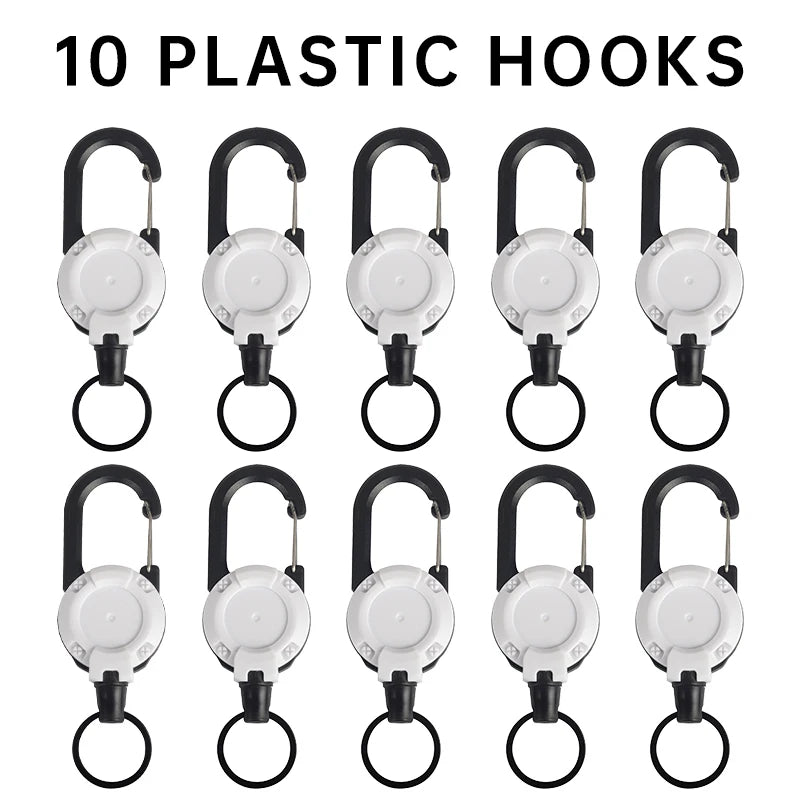 Mountaineering Buckle Outdoor Retractable Key Chain