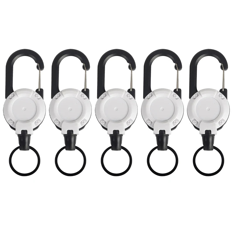 Mountaineering Buckle Outdoor Retractable Key Chain