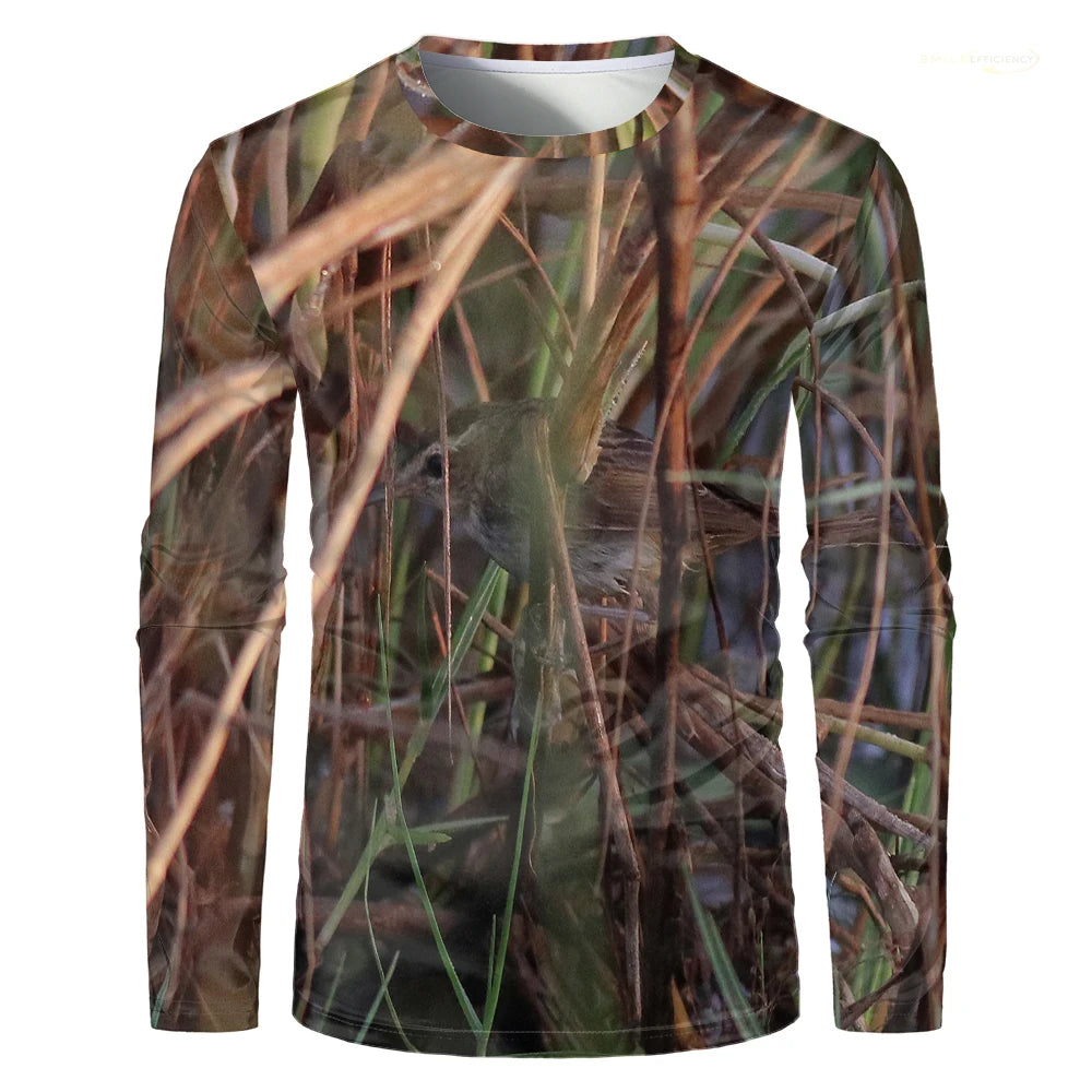 Men Camouflage Forest Hunting T-shirt