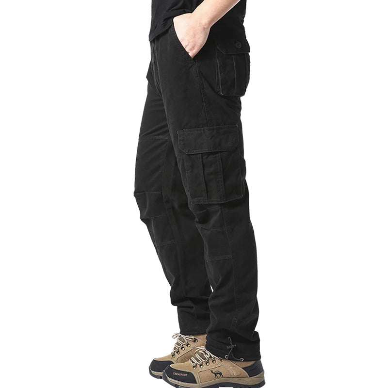 Elastic Waist Men's Outdoor Sports Jogging Tactical Pants