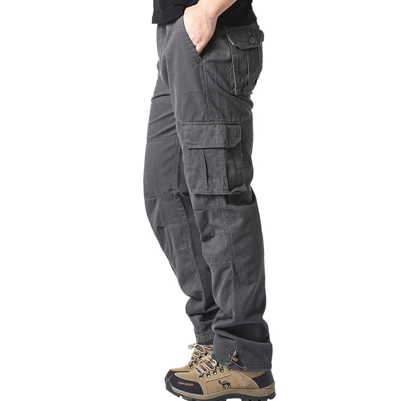 Elastic Waist Men's Outdoor Sports Jogging Tactical Pants