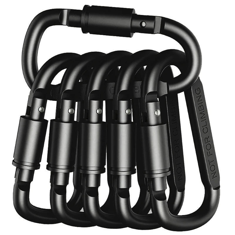 Carabiner Key Camping Survival EDC Outdoor Keychain Clip