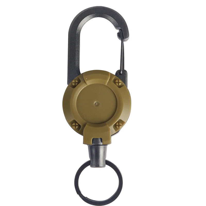 Mountaineering Buckle Outdoor Retractable Key Chain