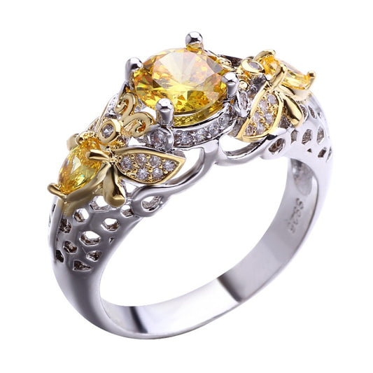 Zircon Yellow Ring