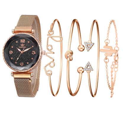 Starry Sky Magnet Buckle Fashion Bracelet Watch