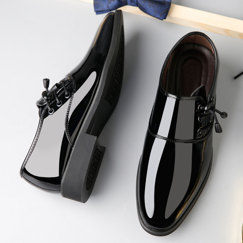 Italian Leather Lace Up Oxfords Shoe