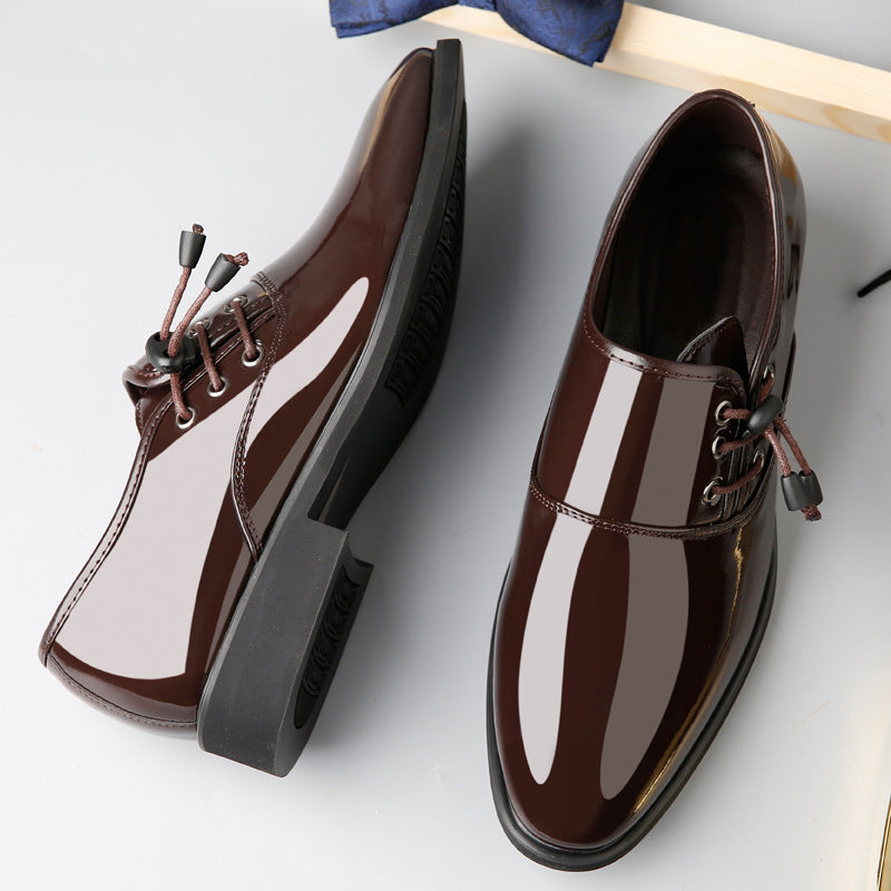 Italian Leather Lace Up Oxfords Shoe