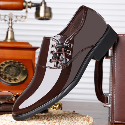 Italian Leather Lace Up Oxfords Shoe