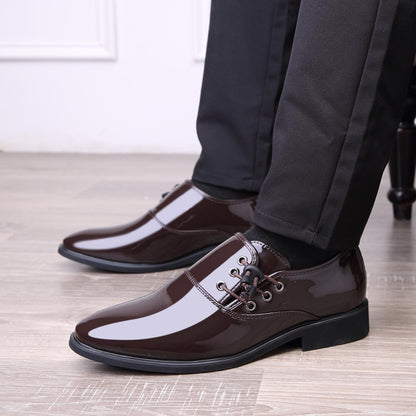 Italian Leather Lace Up Oxfords Shoe