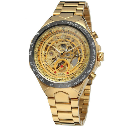 Personalized All-steel Hollow Automatic Mechanical Watch