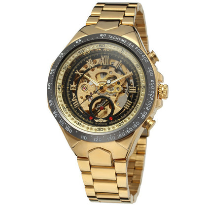 Personalized All-steel Hollow Automatic Mechanical Watch