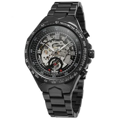 Personalized All-steel Hollow Automatic Mechanical Watch