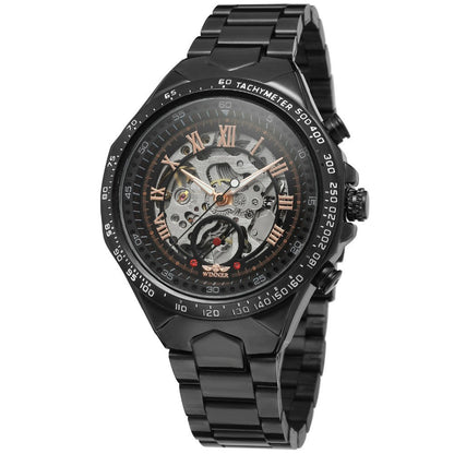 Personalized All-steel Hollow Automatic Mechanical Watch