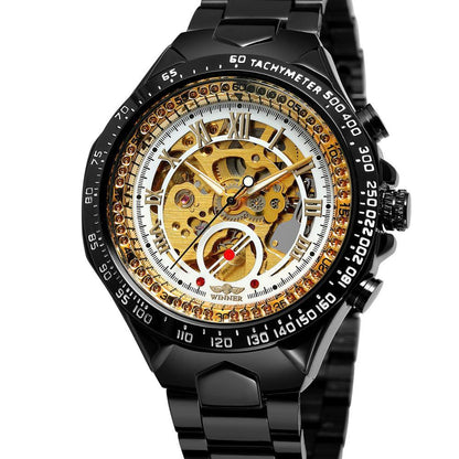 Personalized All-steel Hollow Automatic Mechanical Watch