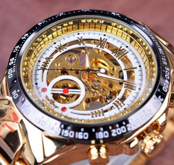 Personalized All-steel Hollow Automatic Mechanical Watch