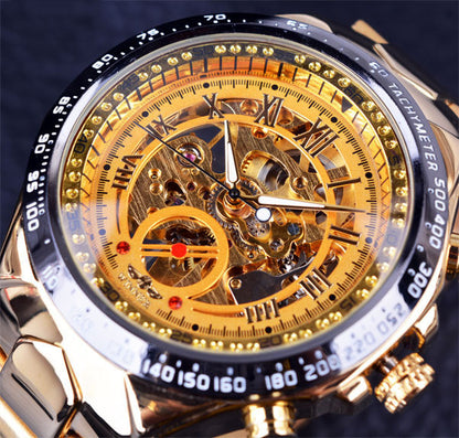 Personalized All-steel Hollow Automatic Mechanical Watch