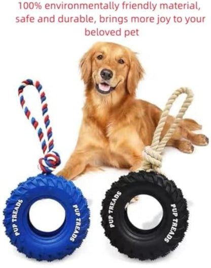 Durable Dog Toy Rubber Wheel
