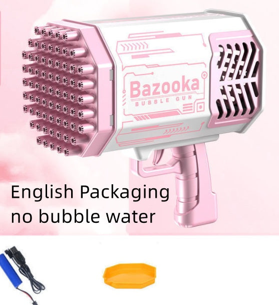 69 Holes Soap Bubbles Machine Gun